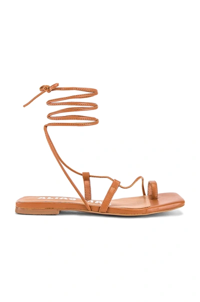 Alias Mae Anika Sandal In Tan Leather