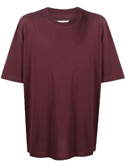 Maison Margiela Classic Short-sleeve T-shirt In Red
