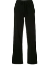 Chinti & Parker Wide-leg High-rise Cashmere Trousers In Black
