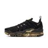 Nike Air Vapormax Plus "black/gold" Sneakers In Black