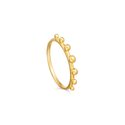 Missoma Lucy Williams Gold Tiny Orb Ring