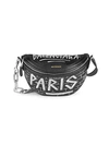 BALENCIAGA EXTRA EXTRA-SMALL SOUVENIR GRAFFITI LEATHER BELT BAG,0400012524570