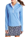 VINEYARD VINES WOMEN'S HALF-ZIP PERFORMANCE SWEATSHIRT,0400012757374