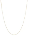 SAKS FIFTH AVENUE 14K YELLOW GOLD BOX CHAIN NECKLACE,0400012736732