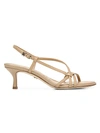 SAM EDELMAN JUDY STRAPPY LEATHER HEELED SANDALS,0400012738671