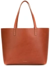 Mansur Gavriel Large Tote Bag In Brown