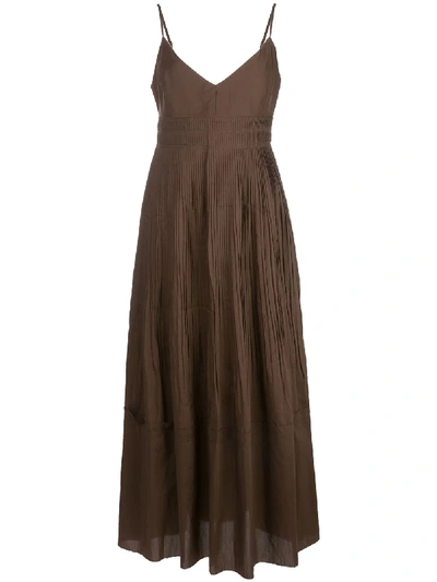 midi low back dress Halter Neck Backless Split Midi Dress