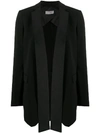 ALBERTO BIANI CONTRAST LAPEL BLAZER