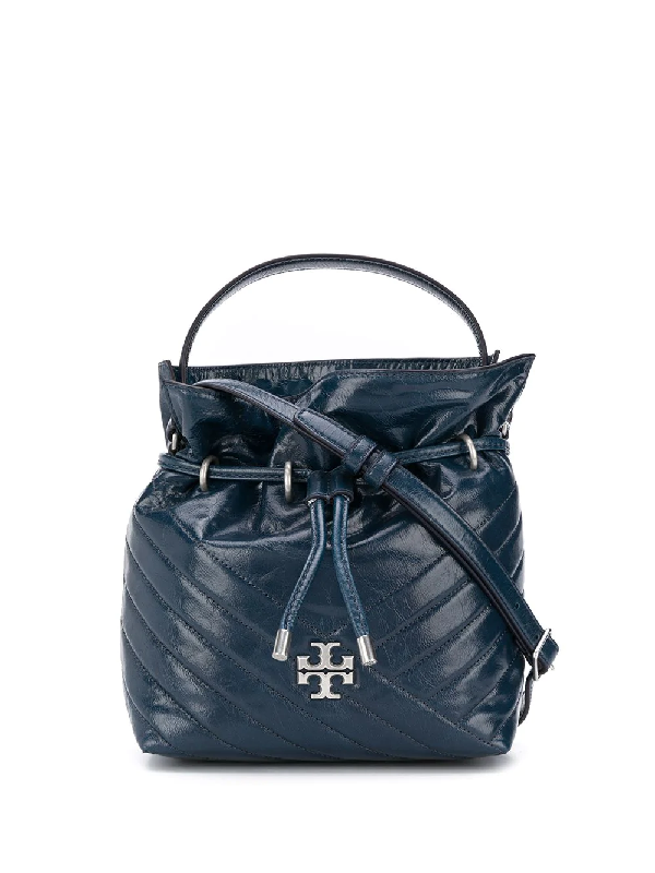 kira chevron quilted leather bucket bag