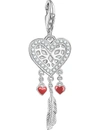 THOMAS SABO HEART DREAM-CATCHER STERLING SILVER CHARM,633-10140-142604127