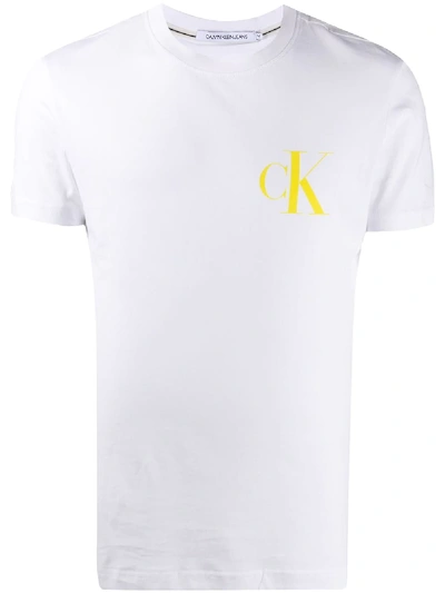 Calvin Klein Jeans Est.1978 Logo-print T-shirt In White