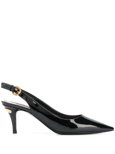 Pre-owned Louis Vuitton  Slingback Pumps In Black