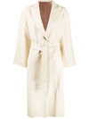 BRUNELLO CUCINELLI REVERSIBLE LEATHER TRENCH COAT