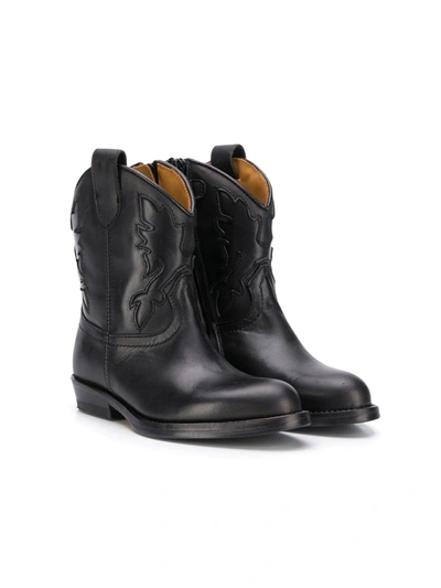 GALLUCCI WESTERN ANKLE BOOTS
