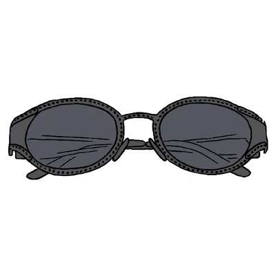 Pre-owned Supreme  Miller Sunglasses Black