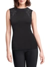 WOLFORD OM PAISLEY LACE SLEEVELESS TOP,400012806671