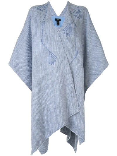 Voz Copihue Duster Jacket In Blue