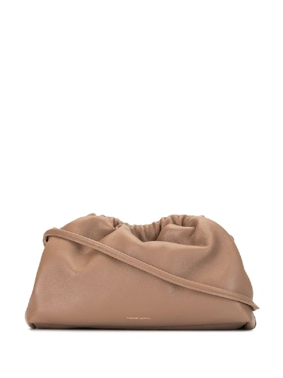 Mansur Gavriel Mini Cloud Clutch In Biscotto