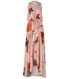 SILVIA TCHERASSI Ada Luz Dress in Coral Flower