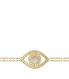 NETALI NISSIM YELLOW GOLD AND DIAMOND PROTECTED EYE BRACELET,15521760