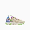Nike React Vision Mesh, Felt And Faux Leather Sneakers In 200