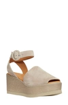 ANDRE ASSOUS KLARITA PLATFORM WEDGE SUEDE SANDAL,AA0KLA19