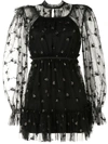ALICE MCCALL MOON LOVER FLORAL EMBROIDERED MINI DRESS