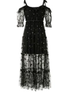 ALICE MCCALL MOON LOVER LACE-OVERLAY DRESS