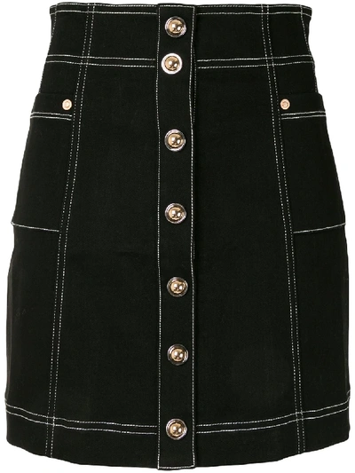 Alice Mccall Rock With You Stitch Detail Skirt In Blue