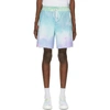 AMIRI AMIRI MULTICOLOR WATERCOLOR SWEAT SHORTS