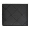 BOTTEGA VENETA BOTTEGA VENETA BLACK MAXI INTRECCIATO BIFOLD WALLET