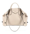 Givenchy Antigona Soft Medium Leather Tote In Beige
