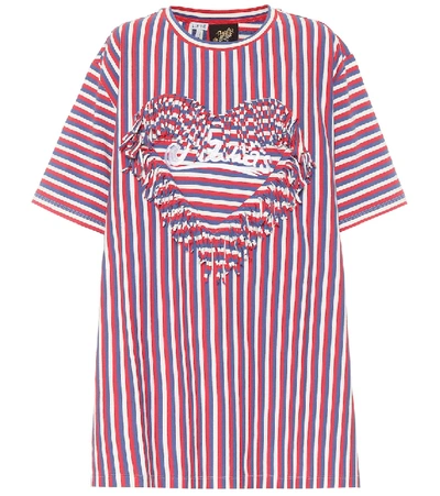 Loewe Paula's Ibiza Striped Cotton T-shirt In Multicoloured