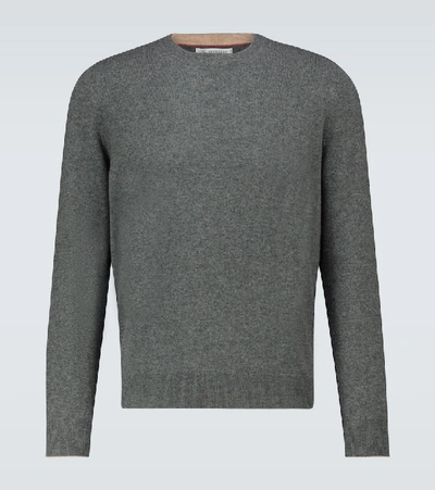 Brunello Cucinelli Cashmere Crewneck Jumper In Grey