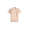 FAR AFIELD Selleck Short Sleeve Shirt - Blazing Toasted Orange