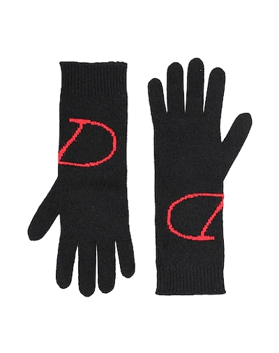 Valentino Garavani Gloves In Black