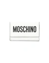 Moschino Woman Wallet White Size - Soft Leather