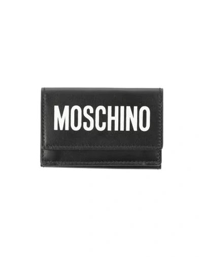 Moschino Wallets In Black