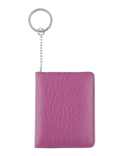 Maison Margiela Key Ring In Mauve