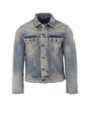 SAINT LAURENT SAINT LAURENT FADED DENIM JACKET