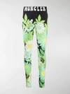 MONCLER GENIUS X RICHARD QUINN FLORAL-PRINT LEGGINGS,15404467