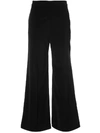 Macgraw Peacock Wide-leg Trousers In Black