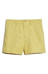 Madewell Camp Shorts In Crisp Pear