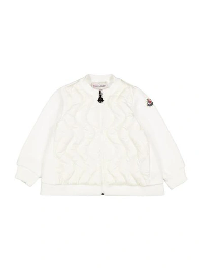 Moncler Kids Jacket For Girls In White