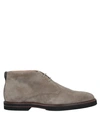 Tod's Ankle Boots In Grey