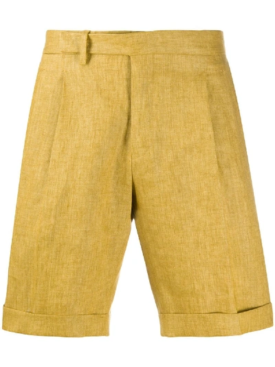Briglia 1949 Tailored Lightweight Shorts In Yellow