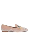 Dolce & Gabbana Loafers In Pale Pink