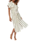 RED CARTER Striped Coverup Shirtdress,0400012727464