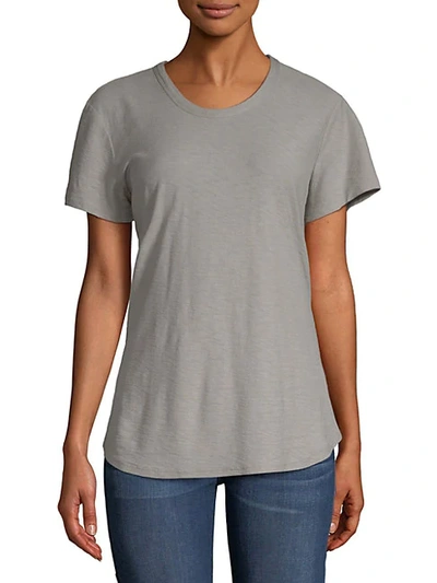 James Perse Women's Crewneck Cotton Modal T-shirt In White