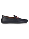 Bally Men's Waltec Leather Driving Loafers In Navy